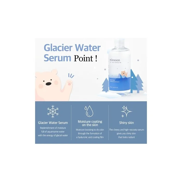 Mixsoon Glacier Water Hyaluronic Acid Serum 300ml