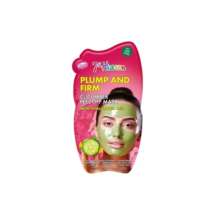 7th Heaven Cucumber Peel Off Face Mask With Hyaluronic Acid Plump And Firm