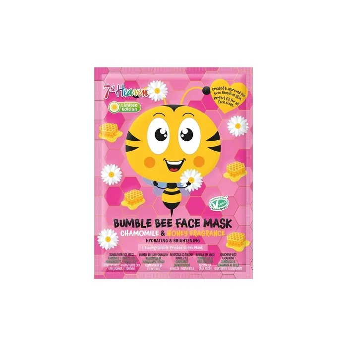7th Heaven Bumble Bee Face Mask Limited Edition Hydrating Face Mask