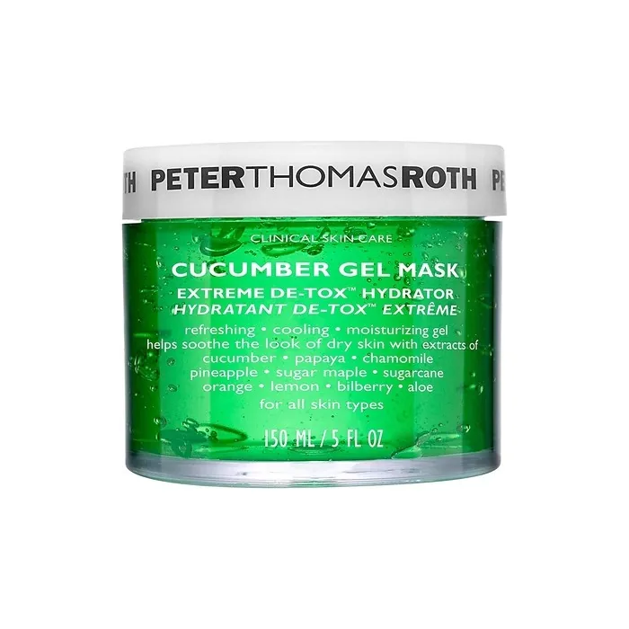 Cucumber Gel Mask Extreme De-Tox Hydrator Cooling and Hydrating Facial Mask 150ml