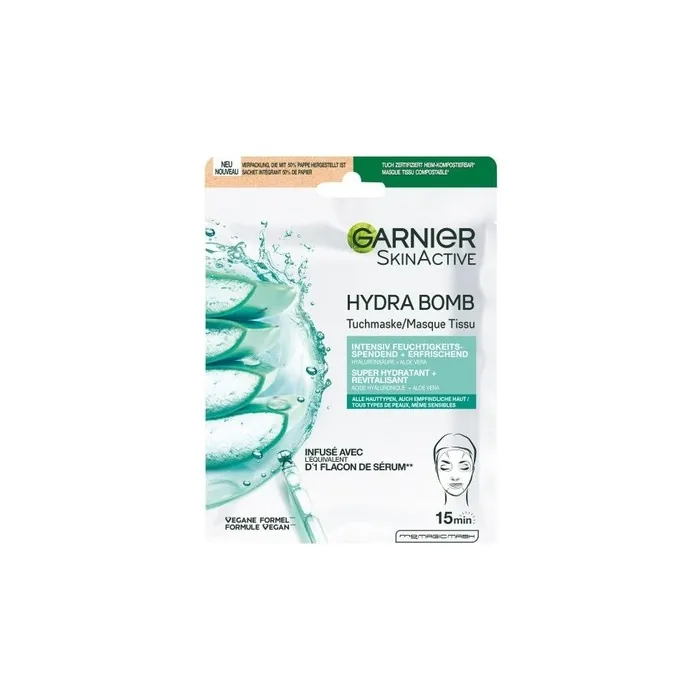 Garnier Skin Active Hydra Bomb Tissue Mask Aloe Vera Hydrating Face Mask