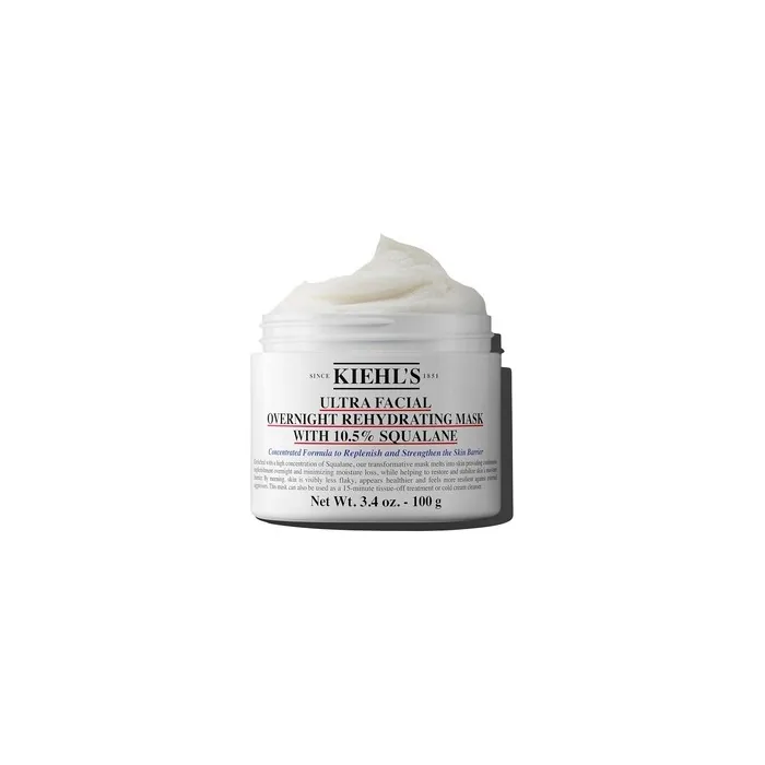 Kiehl's Ultra Facial Overnight Hydrating Face Mask with 10.5% Squalane 3.4 Fl Oz / 100 ml