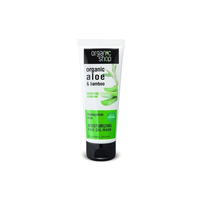 Organic Shop Aloe & Bamboo Moisturizing Gel Face Mask 75ml