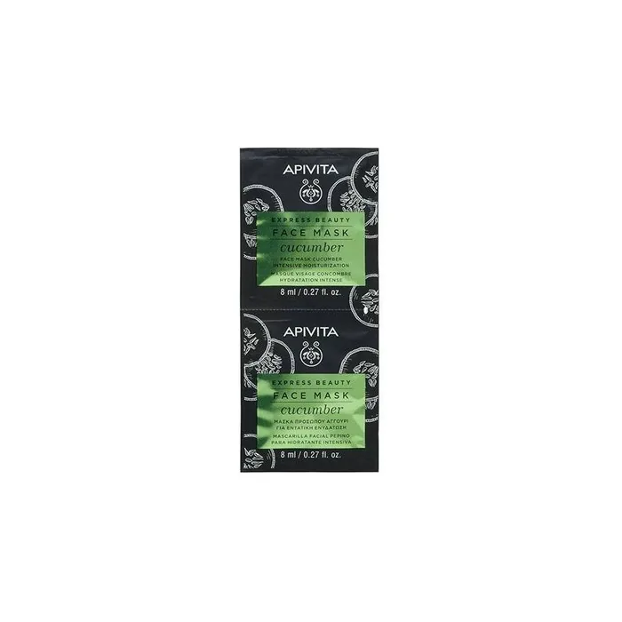 Apivita Express Beauty Intensive Hydrating Cucumber Mask 2x8ml