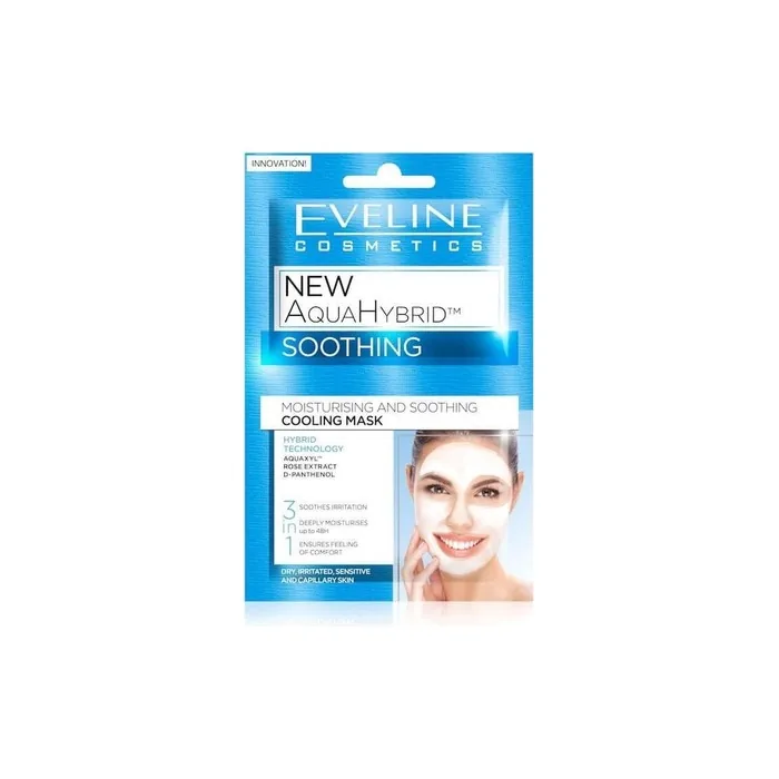 Eveline Cosmetics New Aqua Hybrid Soothing Cooling Face Mask 2x5ml