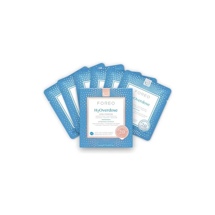 H2Overdose Advanced Collection 2.0 UFO-Activated Hydrating Facial Mask with Hyaluronic Acid and Vitamin E for All Skin Types