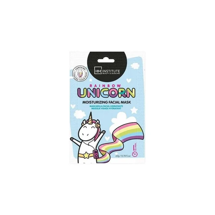 Idc Institute Rainbow Unicorn Moisturizing Facial Mask - Hydrating Facial Mask 1 Piece