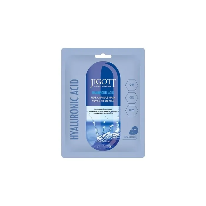 Jigott Jigott Hyaluronic Acid Real Ampoule Mask 27 Ml