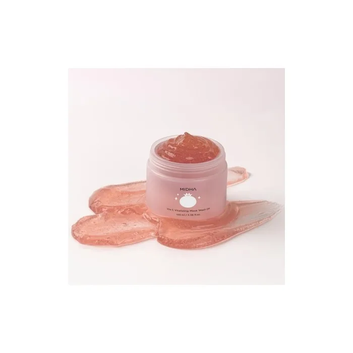 MIDHA Vita C Vitalizing Mask Wash-off 100ml - Hydrating and Nourishing Face Mask