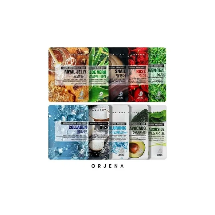 Orjena Natural Moisture Mask Korean Face Skin Care K-Beauty