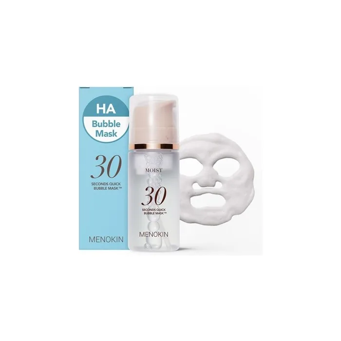 Menokin 30 Seconds Quick Bubble Mask Moist with Hyaluronic Acid