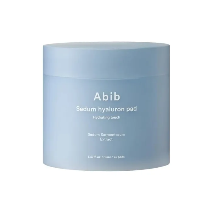 Abib Sedum Hyaluron Pad Hydrating Touch - Hyaluronic Acid, Hydrating and Improving Skin Texture, Mild Exfoliation