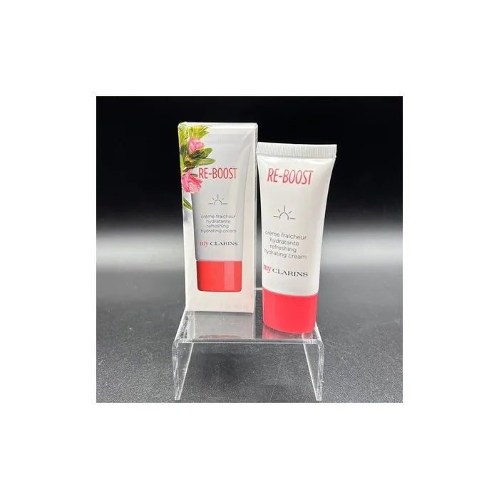 My Clarins Re-Boost Refreshing Moisturizer 1oz Goji Berry Extract Vegan New
