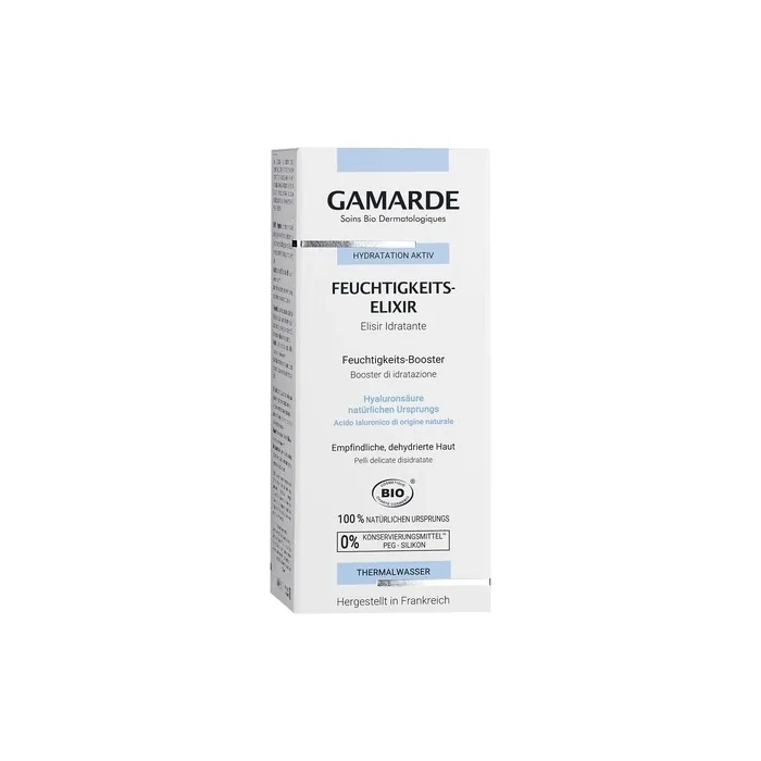 GAMARDE Bio-Cosmetics Moisturizing Elixir with Aloe Vera, Hyaluronic Acid and Hazelnut Oil 30ml
