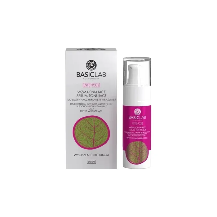 Basiclab Strengthening Toning Serum For Sensitive And Capillary Skin 30ml