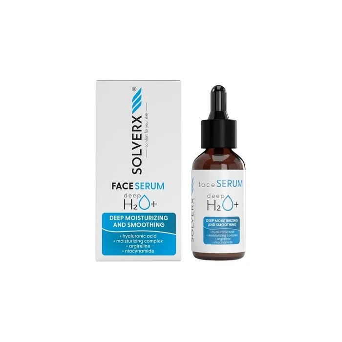 Solverx Deep H2o Face Serum 30ml Hydrating Serum For Skin
