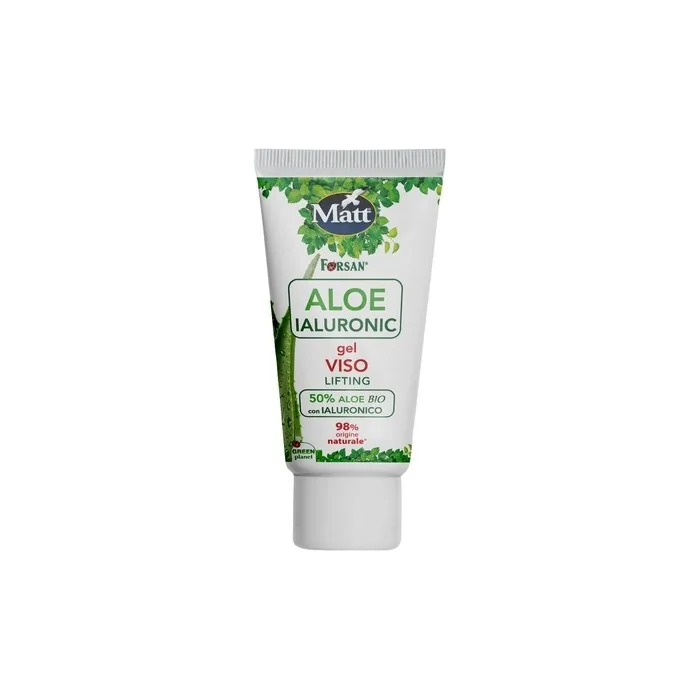 La Herboristica Forsan Aloe Ialuronic Face Gel Moisturizing Lifting Treatment with Organic Aloe Vera and Natural Hyaluronic Acid 50ml