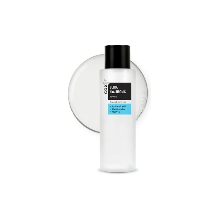 Coxir Ultra Hyaluronic Toner 150ml 5.07 fl.oz. Hydration-14-Complex Paraben Free Cruelty Free Korean Skin Care