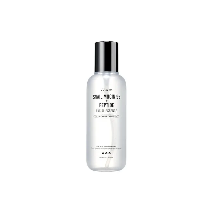 JUMISO Snail Mucin 95% + Peptide Essence 4.73 fl. oz / 140ml - Hydrating Serum for Dry Skin