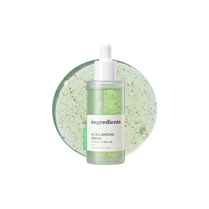 Ongredients AC Balancing Serum Soothing Facial Serum with Niacinamide and Heartleaf