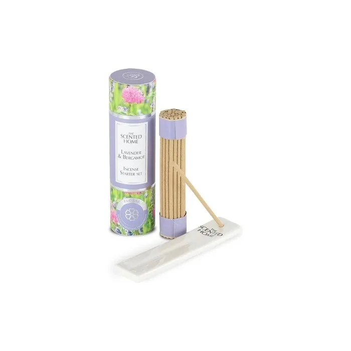 Ashleigh & Burwood Lavender & Bergamot Mini Incense Set 37 Premium Quality Miniature Incense Sticks