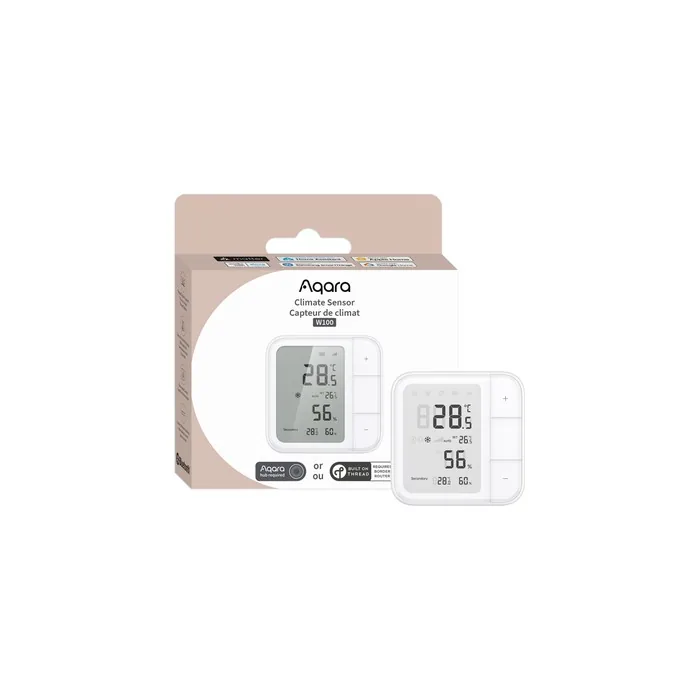 Aqara Smart Temperature & Humidity Sensor With Lcd Display Zigbeethread