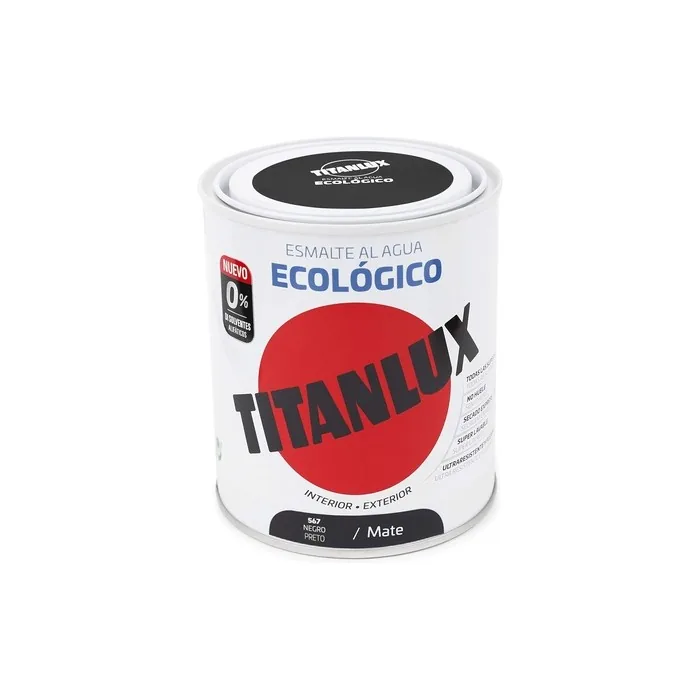Titanlux Eco Polish Matte Black 750ml