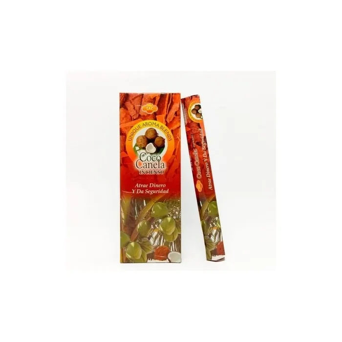 Hexagonal Coconut Cinnamon Incense
