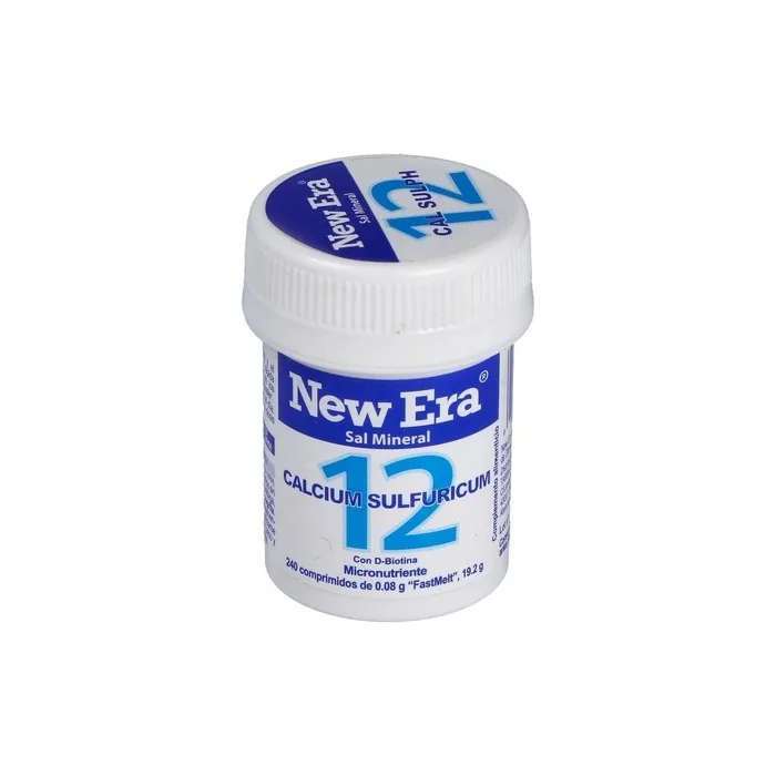 New Era Schüssler No. 12 Calcium Sulfuricum 240 Tablets - Pack of 2