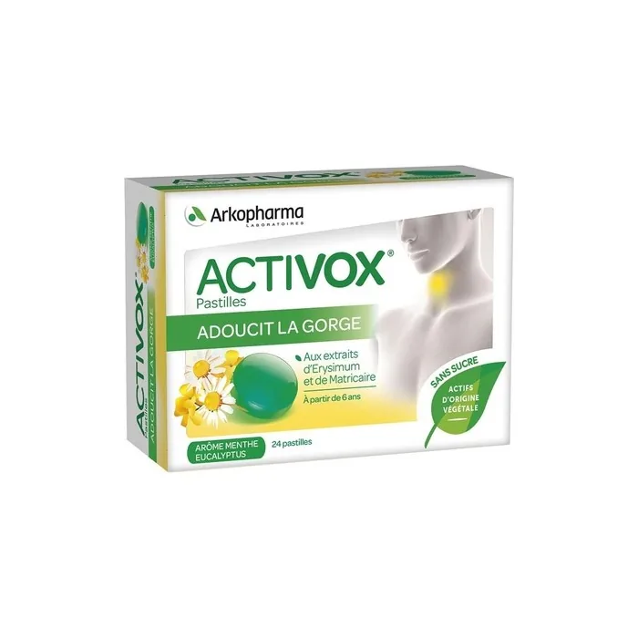 Arkopharma Activox Respiratory Tract Mint Eucalyptus Flavor Sugar-Free