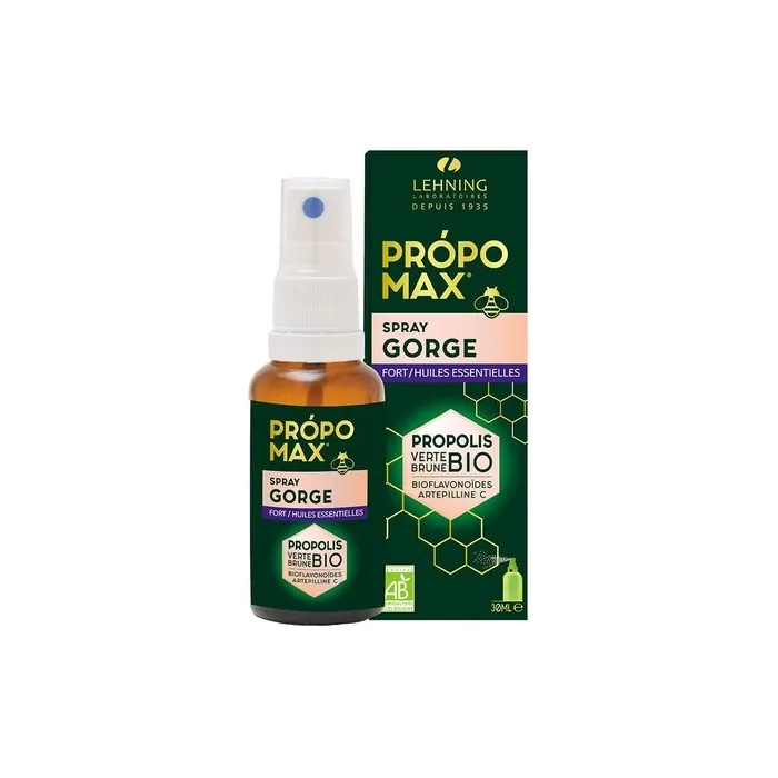 Strong Throat Spray with Organic Essential Oils 30ml