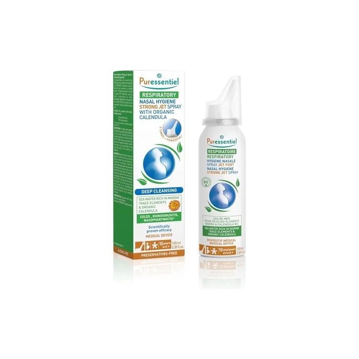 Puressentiel Respiratory Nasal Hygiene Strong Jet Spray 100ml