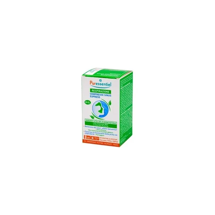 Puressentiel Sinus Express Respiratory Supplement For Sinusitis 15 Tablets