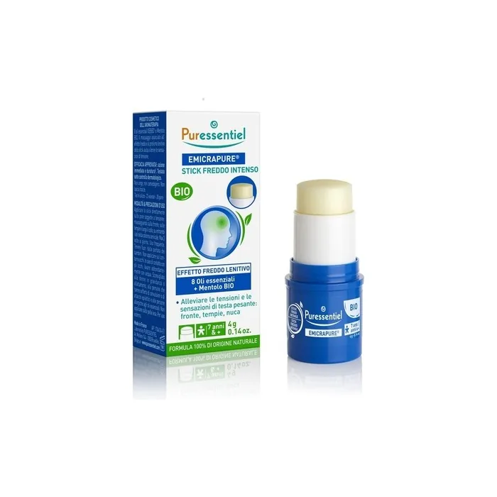 Puressentiel Headaches Migra Pure Intense Cold Stick with 8 Oils