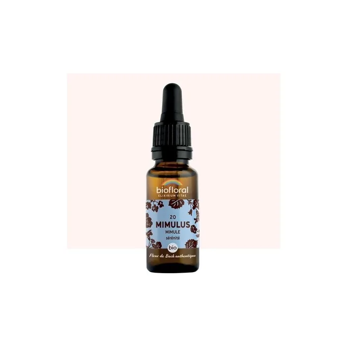 Biofloral Mimulus 20 Bach Flower Elixir by Doctor Bach