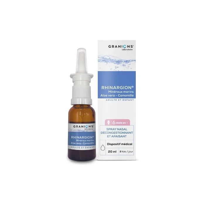 Rhinargion Nasal Spray Decongestant and Soothing Granions 20ml