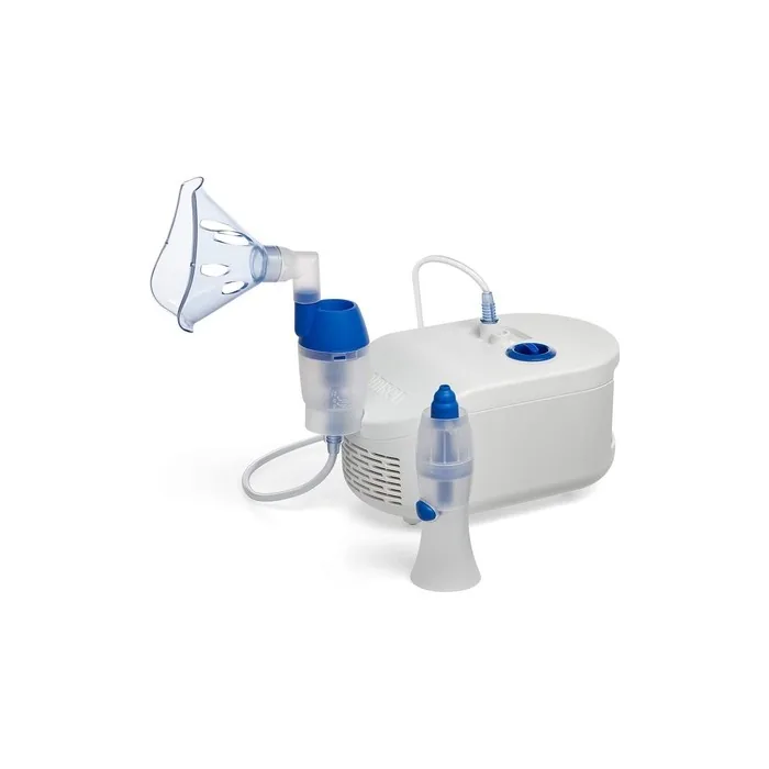 Omron C102 Total 2-in-1 Nebulizer with Nasal Wash - Home Inhalation Device for Treating Respiratory Diseases, Allergies and Colds in Children and Adults