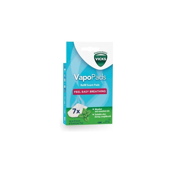 Vicks Vapopads Menthol Aromatic Menthol Scented Pads