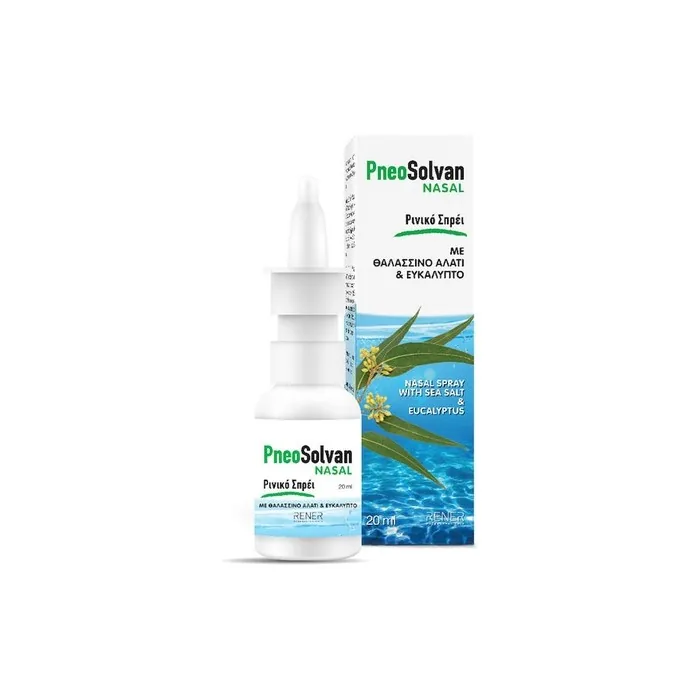 Rener Pneosolvan Nasal Spray Eucalyptus With Sea Water 20ml