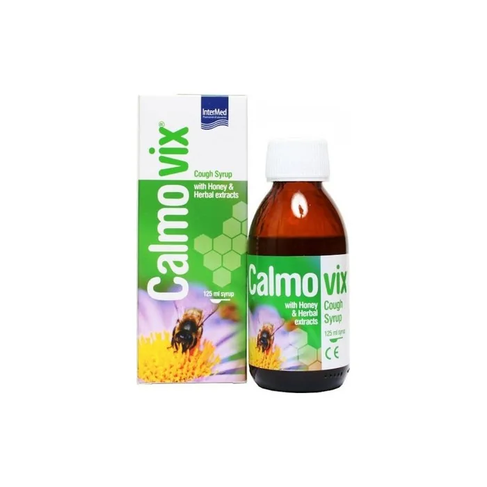 Intermed Calmovix Syrup For Cough With Honey Plant Extracts 125ml