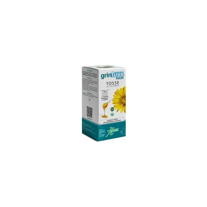 Aboca Grintuss Adult Syrup with Lemon Flavor 180g