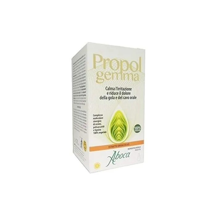 ABOCA Propolgemma Strong Adult Spray 30ml Protects the Mucous Membrane, Soothes Irritation, and Reduces Throat Pain