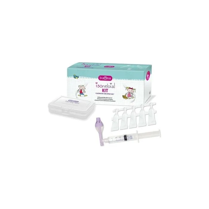 BUONA Isonebial Kit Isotonic Solution with Nebulizer