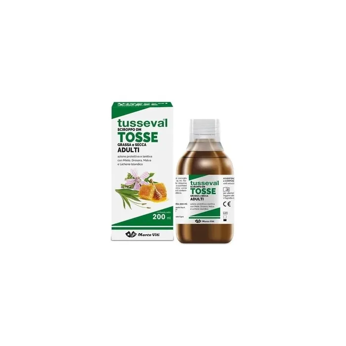 Marco Viti Tusseval Cough Syrup for Adults 200ml