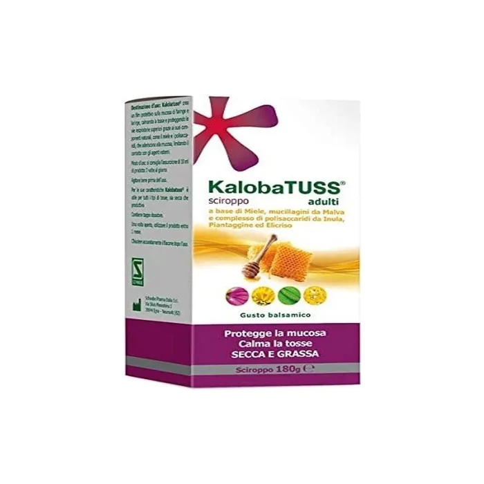 KalobaTUSS Adult Cough Syrup 180g - Gluten-Free Liquid