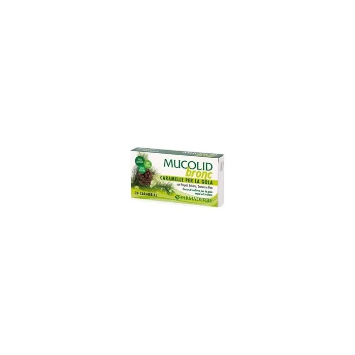 Farmaderbe Mucolid Bronc 24 Caramelle