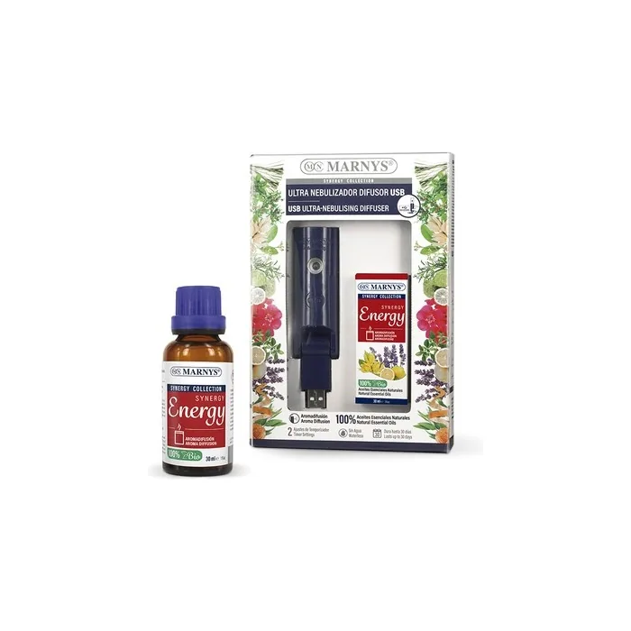 Marnys Combo Usb Ultra Nebulizador Synergy Energy 30Ml