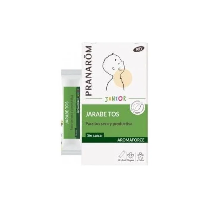 Pranarom Aromaforce Junior Cough Syrup 20 Sachets 5ml