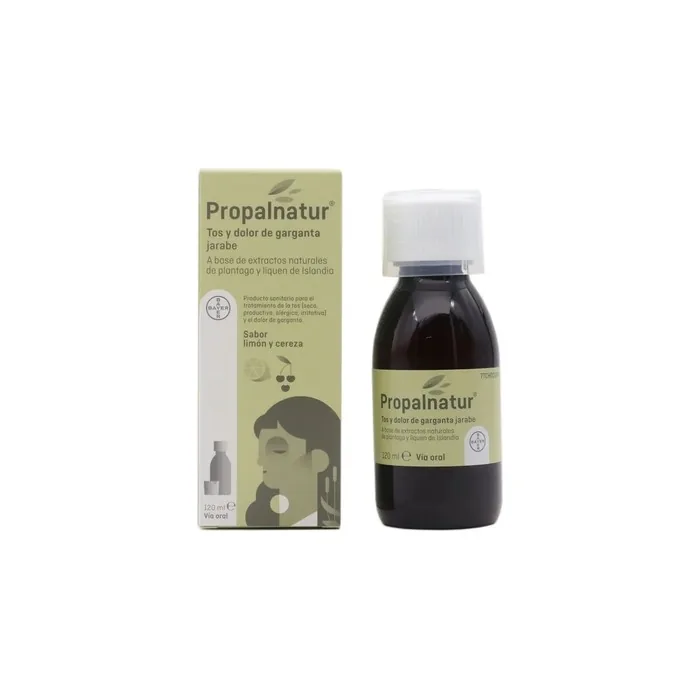 Bayer Propalnatur Cough and Sore Throat Syrup Lemon and Cherry Flavor 120ml
