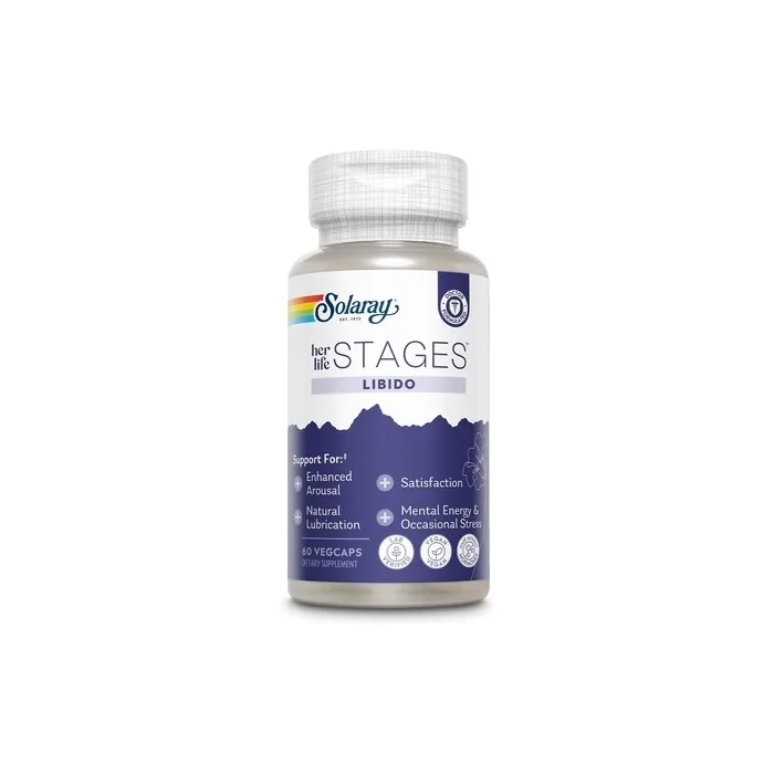 Solaray Libido Her Life Stages Supports Natural Lubrication And Libido